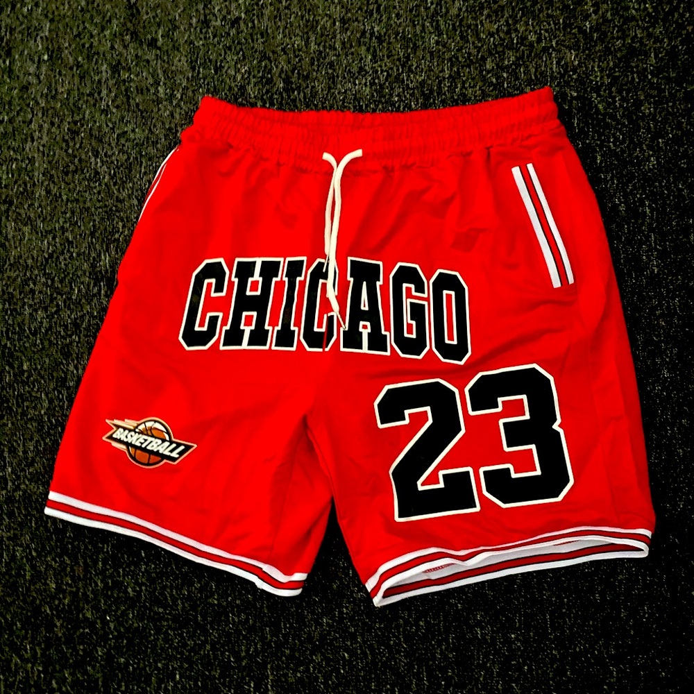 Red NBA Chicago 23 shorts